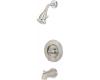 Price Pfister Georgetown R89-8CXK-SGL-BCMK Satin Nickel/Chrome Tub & Shower Trim Kit with Handle