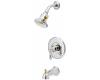 Price Pfister Catalina R89-8EBB Chrome/Brass Tub & Shower Trim Kit