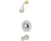 Price Pfister Parisa R89-8XMB_SGL-A0VC Chrome/Brass Tub & Shower Trim Kit with Handle