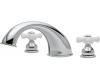 Pfister RT6-B0XC-HHL-BCPC Georgetown Polished Chrome Roman Tub Spout Trim Kit with Handles