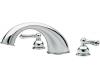 Price Pfister Georgetown RT6-B0XC-HHL-BLBC Polished Chrome Roman Tub Spout Trim Kit with Handles