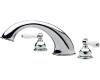 Pfister RT6-B0XC_HHL-BLPC Georgetown RT6-B0XC-HHL-BLPC Polished Chrome Roman Tub Spout Trim Kit with Handles