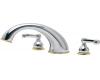 Price Pfister Georgetown RT6-BXMB-HHL-BFCB Chrome/Brass Roman Tub Spout Trim Kit with Handles