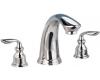 Pfister RT6-CBXC_HHL-CBLC Avalon Polished Chrome Roman Tub Spout Trim Kit with Handles