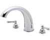 Price Pfister Georgetown RT6-G0XC-HHL-BLBC Polished Chrome Roman Tub Spout Trim Kit with Handles