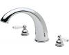 Pfister RT6-G0XC_HHL-BLPC Georgetown RT6-G0XC-HHL-BLPC Polished Chrome Roman Tub Spout Trim Kit with Handles