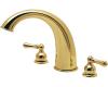 Price Pfister Georgetown RT6-G0XP-HHL-BLBP Polished Brass Roman Tub Spout Trim Kit with Handles