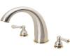 Price Pfister Georgetown RT6-GPXK-HHL-BPMK Satin Nickel/Brass Roman Tub Spout Trim Kit with Handles