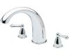 Price Pfister Carmel RT6-J0XC_HHL-JLBC Polished Chrome Roman Tub Spout Trim Kit with Handles