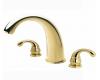 Price Pfister Treviso RT6-J0XP_HHL-DLBP Polished Brass Roman Tub Spout Trim Kit with Handles