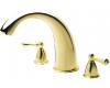 Price Pfister Carmel RT6-J0XP_HHL-JLBP Polished Brass Roman Tub Spout Trim Kit with Handles