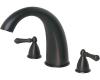 Price Pfister Carmel RT6-J0XZ_HHL-JLBZ Oil Rubbed Bronze Roman Tub Spout Trim Kit with Handles