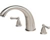 Price Pfister Carmel RT6-JKXK_HHL-JKMK Brushed Nickel Roman Tub Spout Trim Kit with Handles