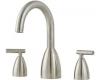 Pfister RT6-NXK0_HHL-NK00 Contempra RT6-NXK0_HHL-NK Brushed Nickel Roman Tub Spout Trim Kit with Handles