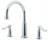 Pfister RT6-YP1C_HHL-YPLC Ashfield RT6-YP1C-HHL-YPLC Polished Chrome Roman Tub Spout Trim Kit with Handles