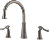 Pfister RT6-YP1E_HHL-YPLE Ashfield RT6-YP1E-HHL-YPLE Rustic Pewter Roman Tub Spout Trim Kit with Handles