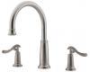 Pfister RT6-YP1K_HHL-YPLK Ashfield RT6-YP1K-HHL-YPLK Satin Nickel Roman Tub Spout Trim Kit with Handles