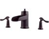 Pfister RT6-YPXY_HHL-YPLY Ashfield RT6-YPXY-HHL-YPLY Tuscan Bronze Roman Tub Spout Trim Kit with Handles