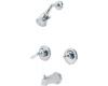 Price Pfister T02-80XC-2GL-SLPC Savannah Chrome Polished Tub Spout and Shower