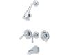 Price Pfister T04-80XC-4GL-SLBC Savannah Chrome Polished Tub Spout and Shower