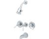 Price Pfister T04-80XC-4GL-SLPC Savannah Chrome Polished Tub Spout and Shower