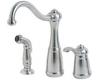 Pfister T26-3NSS Marielle Stainless Steel Single Handle Kitchen Faucet with Side Spray