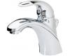 Pfister T42-AMFC Parisa Polished Chrome Lever Handle Centerset Bath Faucet with Pop-Up