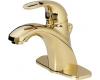 Price Pfister Parisa T42-AMFP Polished Brass Lever Handle Centerset Bath Faucet with Pop-Up