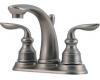 Pfister T48-CB0E Avalon Rustic Pewter 4" Centerset Bath Faucet with Pop-Up & Handles