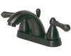 Price Pfister Carmel T48-J0XZ Oil Rubbed Bronze 4" Centerset Bath Faucet with Pop-Up