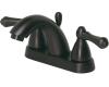 Price Pfister Carmel T48-J0XZ_HHS-JLBZ Oil Rubbed Bronze 4" Centerset Bath Faucet with Pop-Up & Handles