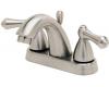 Pfister T48-JKXK Carmel Brushed Nickel 4" Centerset Bath Faucet with Pop-Up