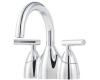 Pfister T48-NC00 Contempra Polished Chrome 4" Centerset Bath Faucet with Pop-Up & Lever Handles