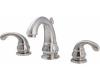 Pfister T49-DK00 Treviso Brushed Nickel 8-15" Widespread Bath Faucet with Pop-Up & Lever Handles