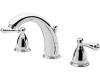 Pfister T49-J0XC Carmel Polished Chrome 8-15" Widespread Bath Faucet with Pop-Up