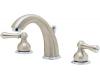 Price Pfister Carmel T49-JCXK_HHL-JCMK Brushed Nickel/Chrome 8-15" Widespread Bath Faucet with Pop-Up & Lever Handles