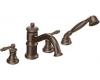 ShowHouse by Moen Waterhill S213ORB Oil Rubbed Bronze Roman Tub Faucet with Hand Shower & Lever Handles