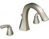 ShowHouse by Moen Felicity S243BN Brushed Nickel Roman Tub Faucet with Lever Handles