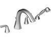 ShowHouse by Moen Felicity S244 Chrome Roman Tub Faucet with Hand Shower & Lever Handles
