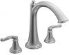 ShowHouse by Moen Savvy S293 Chrome Roman Tub Faucet with Lever Handles