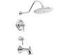 ShowHouse by Moen Waterhill S3116 Chrome ExactTemp Tub & Shower with Lever Handles