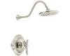 ShowHouse by Moen Waterhill S313BN Brushed Nickel Moentrol Pressure Balance Trim Kit with Lever Handle