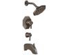 ShowHouse by Moen Felicity S3416ORB Oil Rubbed Bronze ExactTemp Tub & Shower Faucet with Lever Handles