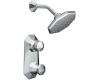ShowHouse by Moen Felicity S346 Chrome ExactTemp Thermostatic Pressure Balance Shower with Knob Handles