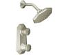 ShowHouse by Moen Felicity S346BN Brushed Nickel ExactTemp Thermostatic Pressure Balance Shower with Knob Ha