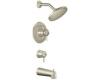 ShowHouse by Moen Solace S3716BN Brushed Nickel ExactTemp Tub & Shower Faucet with Lever Handle