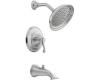 ShowHouse by Moen Savvy S394 Chrome Posi-Temp Pressure Balancing Tub & Shower Faucet with Lever Handle