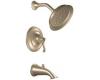 ShowHouse by Moen Savvy S394BB Brushed Bronze Posi-Temp Pressure Balancing Tub & Shower Faucet with Lever Ha