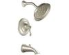 ShowHouse by Moen Savvy S394BN Brushed Nickel Posi-Temp Pressure Balancing Tub & Shower Faucet with Lever Ha