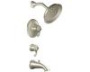 ShowHouse by Moen Savvy S398BN Brushed Nickel ExactTemp Tub & Shower Faucet with Lever Handles